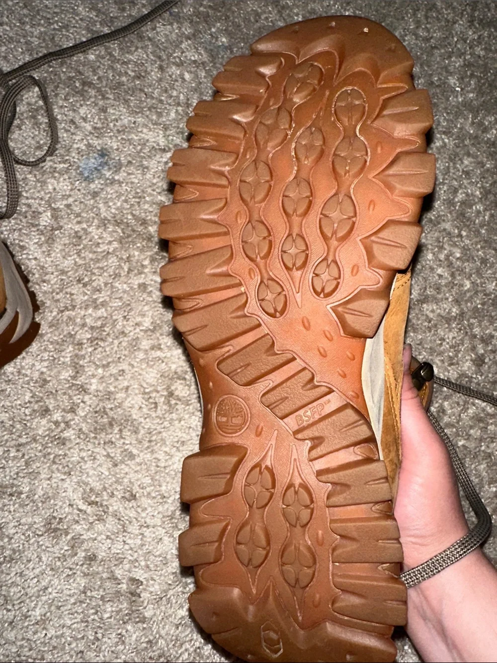 Timberland Tan and Gray Men's Leather Hiking Boots